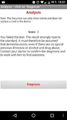 Soca Dementia-Test android App screenshot 2